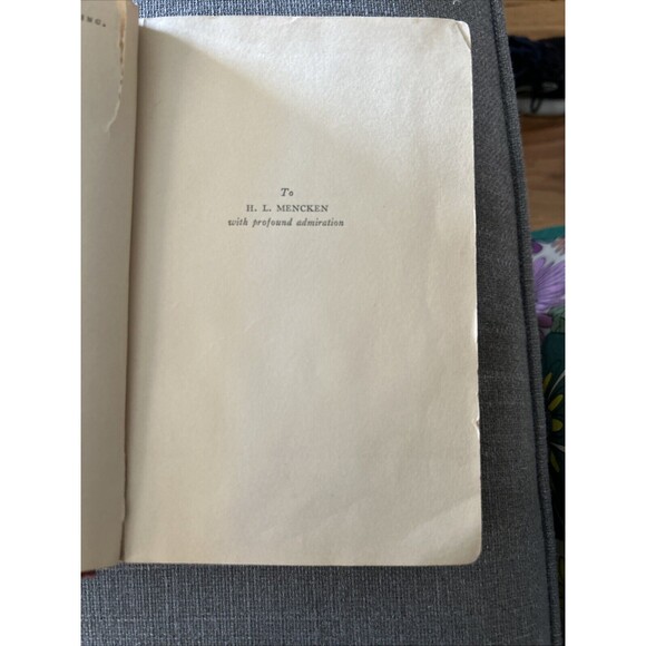 Elmer Gantry Sinclair Lewis HC 1927 Harcourt Brace 1st Edition Red Rare - Picture 11 of 14